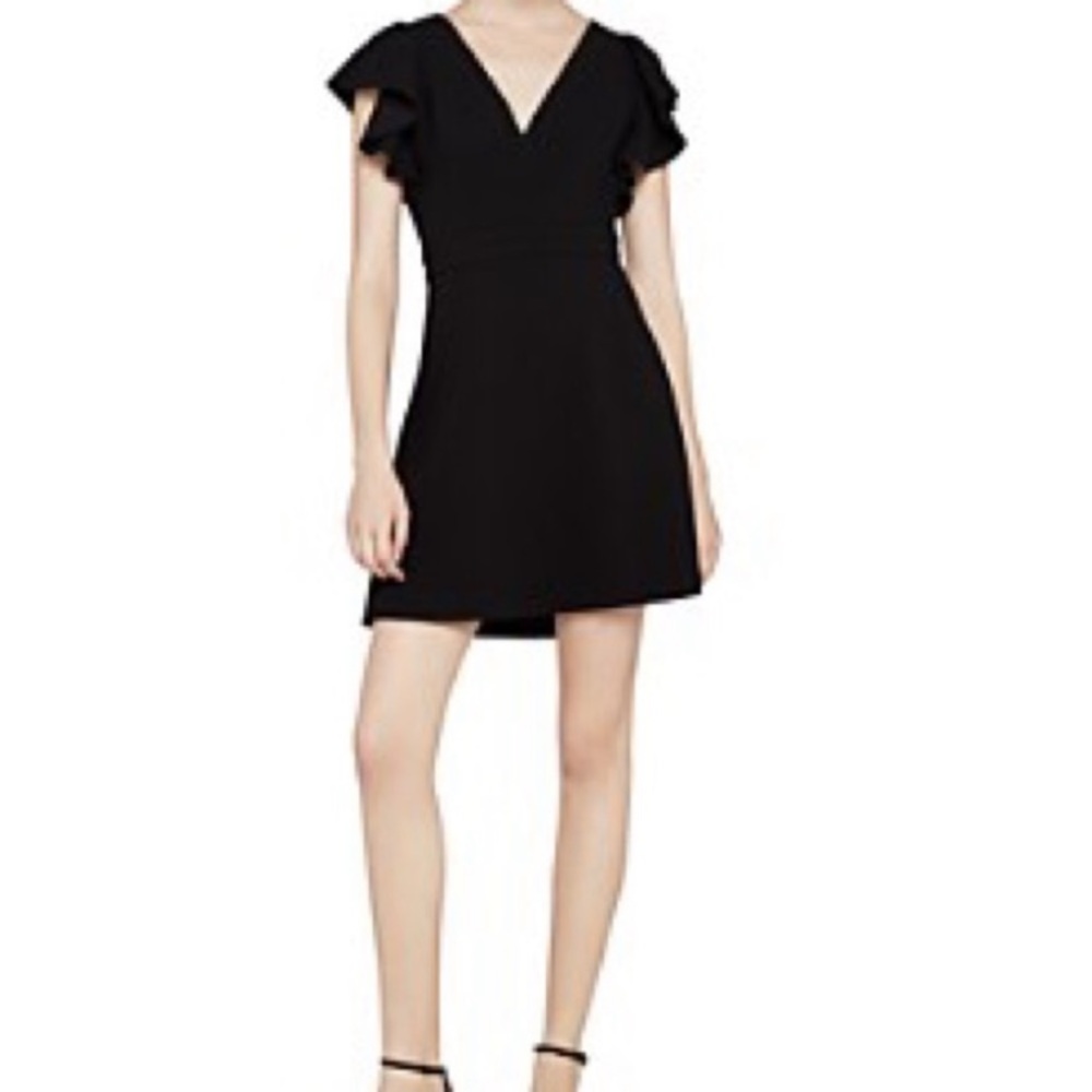 NWT BCBGeneration V Neck Ruffle Dress- 6